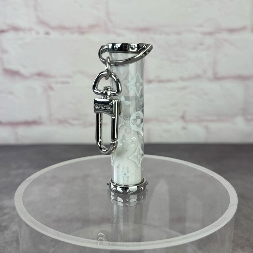 Louis Vuitton Ultra Rare Hour Glass Bag Charm and Key Holder Keychain Pendant 24